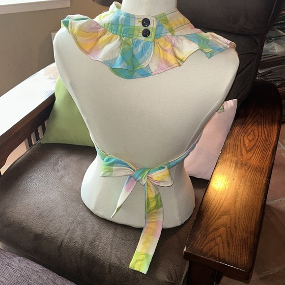 Vintage 1970’s “Young Edwardian, Arpeja” Ruffle Halter Top and Hem Skirt - Picture 5 of 10